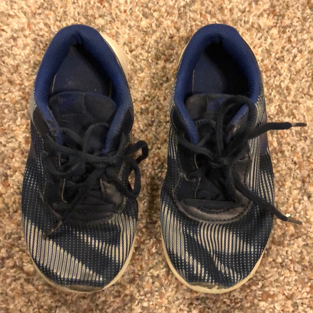 Blue Nike 12.5C Boys Sneakers